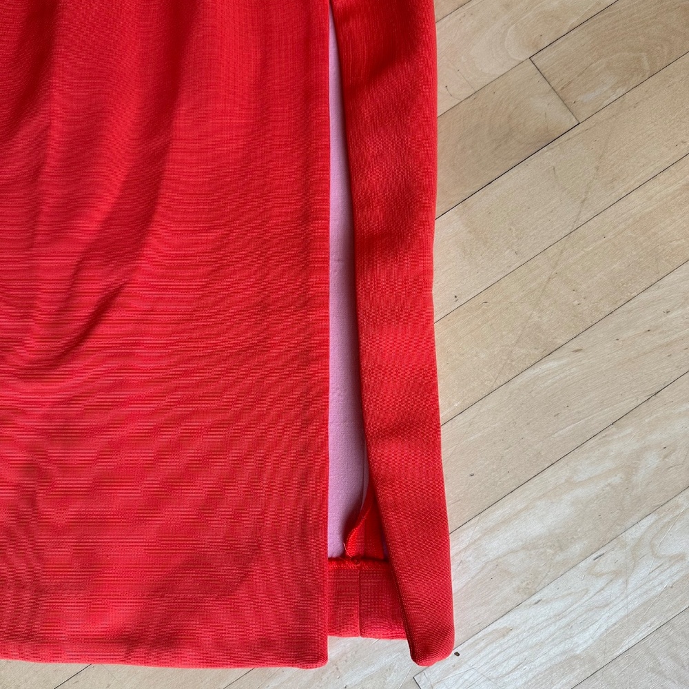NICHOLAS bright orange bandage halter dress ,0, N - Picture 4 of 6